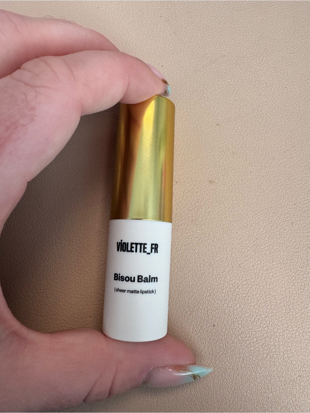 Violette_FR Bisou Balm Sheer Matte Lipstick in Betise